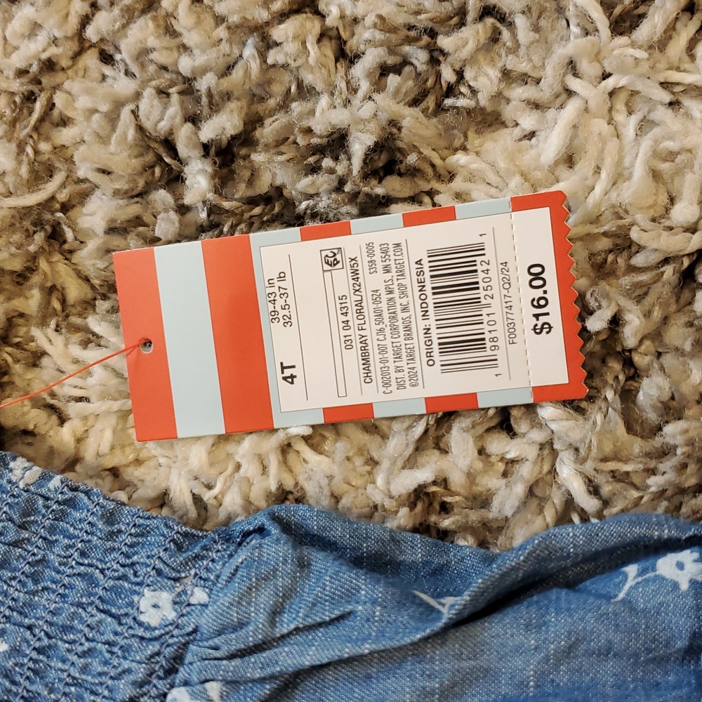 Cat & Jack Smocked Dress - Picture 2 of 5